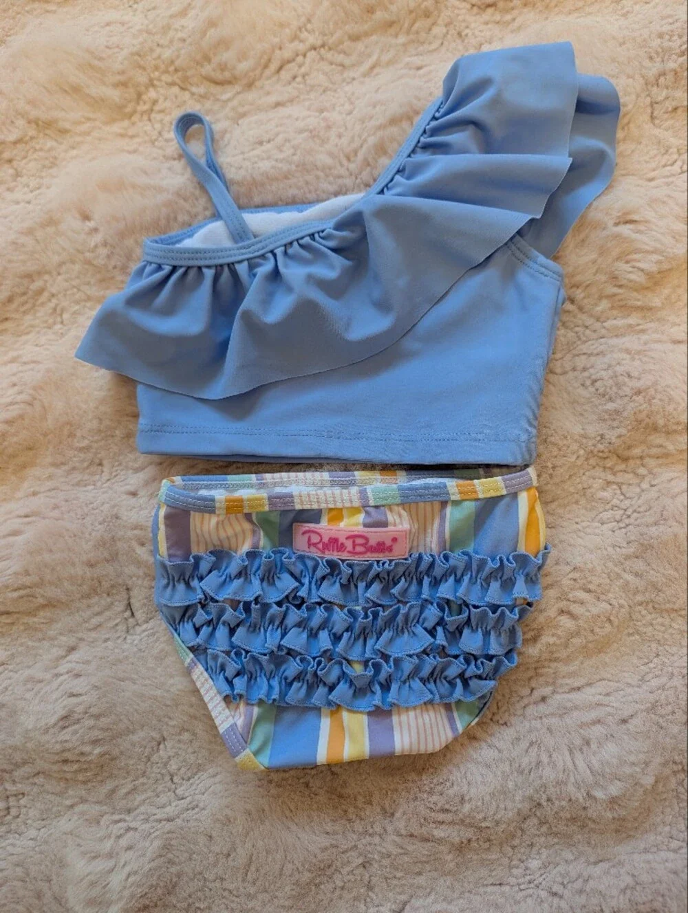 Ruffle Butts Baby Girls Bathing Suit Size 6-12 Months